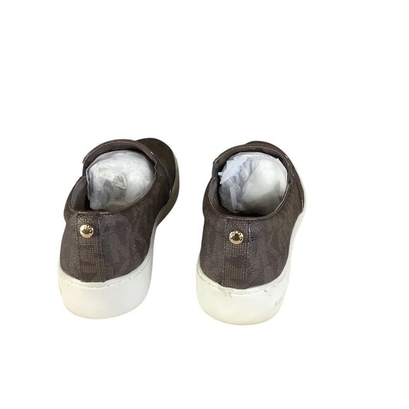 Michael Michael Kors Keaton Slip on Sneakers Women's Shoes Brown Size 7M - Picture 2 of 12